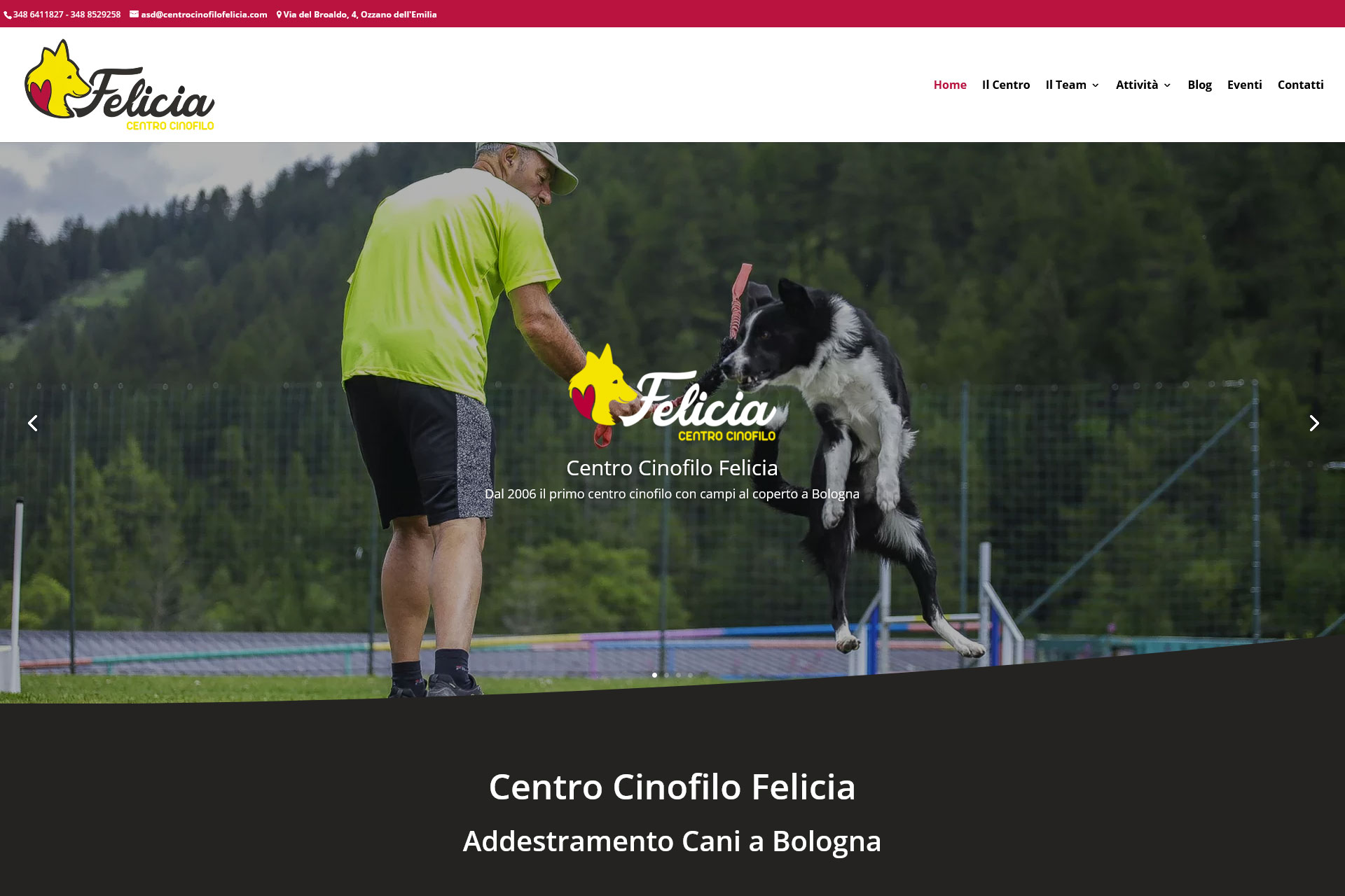 Centro Cinofilo Felicia Sito Web