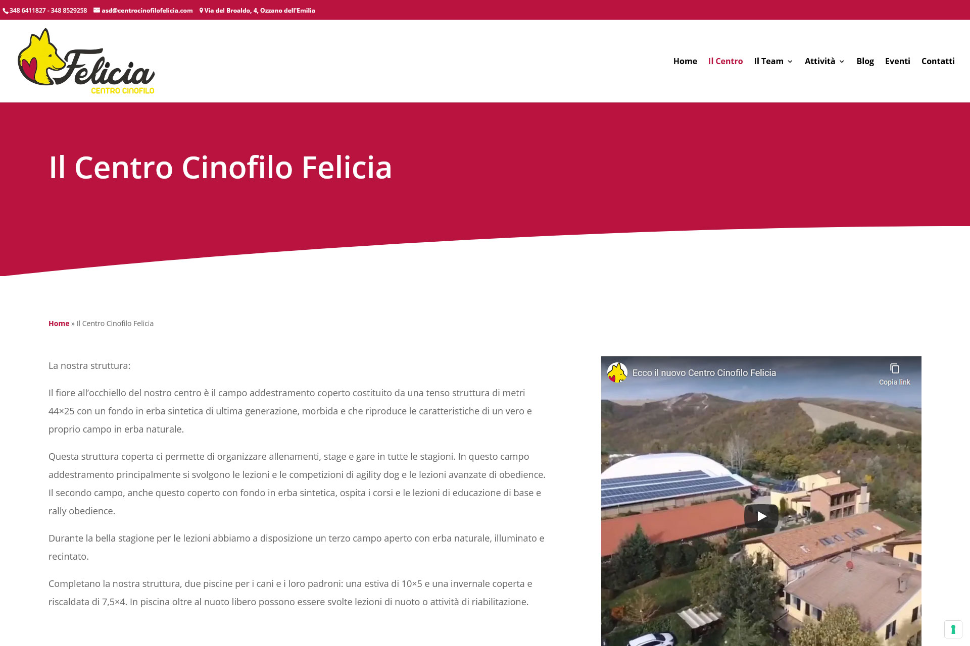 lv-design-realizzazione-siti-web-bologna-portfolio-centro-cinofilo-felicia-slide-2