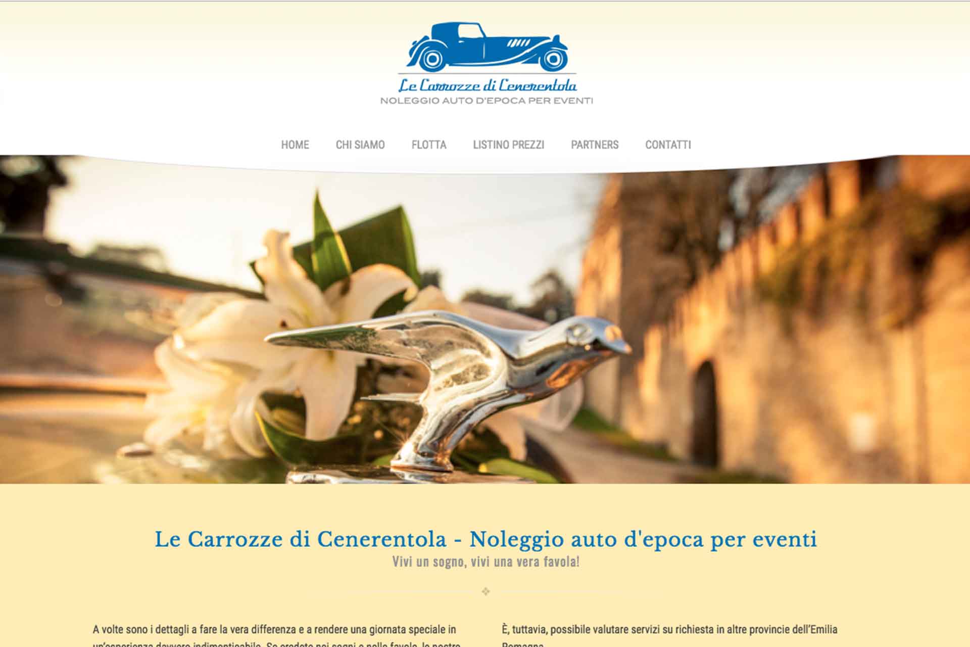 Le Carrozze di Cenerentola Sito Web