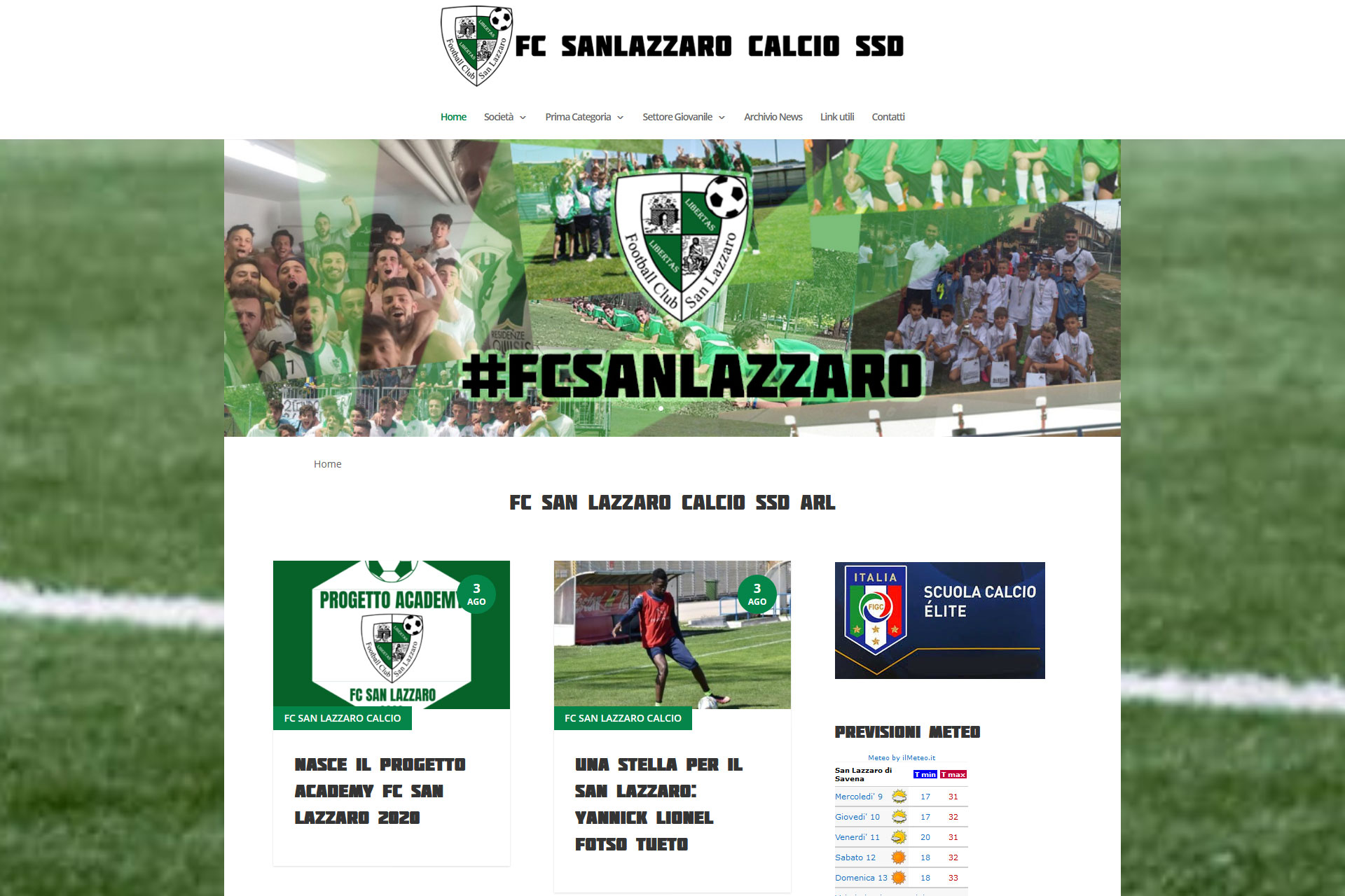 F.C. San Lazzaro Calcio SSD Sito Web