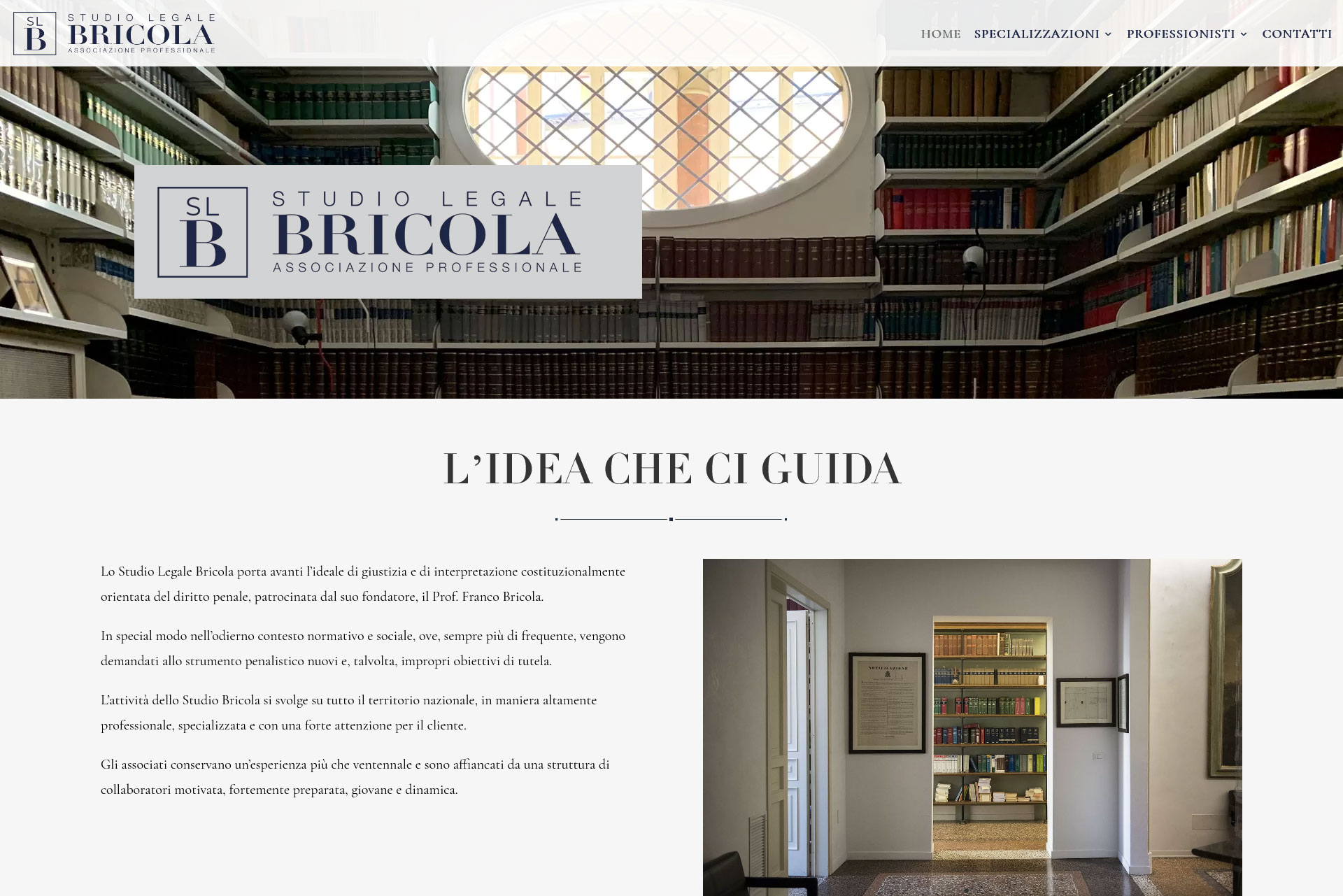 Studio Legale Bricola Sito Web