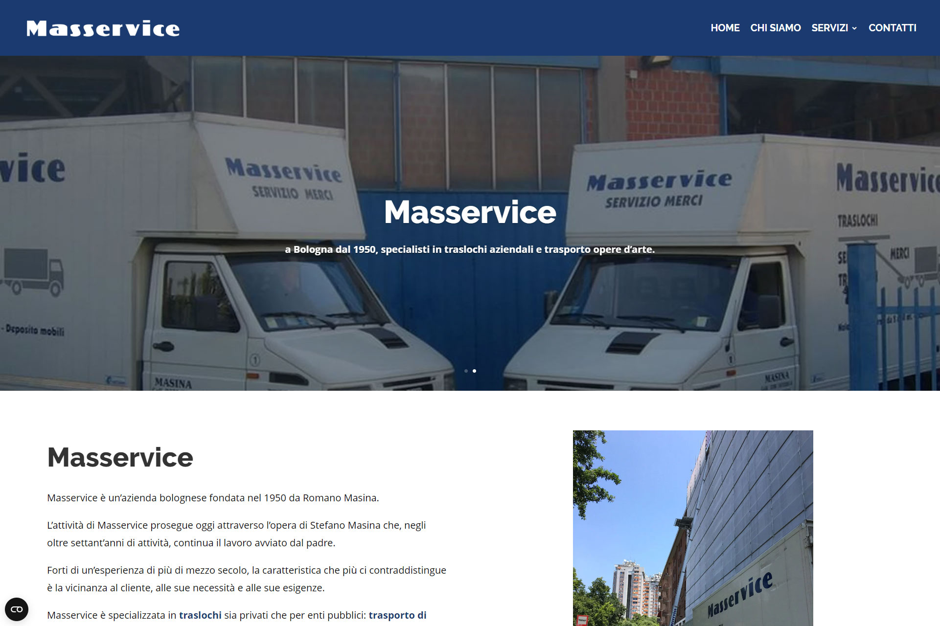 Masservice Sito Web